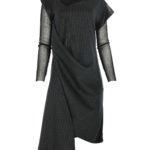 Rochie drapată asimetrică