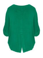 Tricou din bumbac verde Green cotton T-shirt - imagine 2