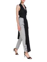 Vestă asimetrică cu împletituri pe spate - imagine 3