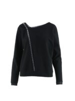 Bluză cu detalii metalice