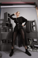 Bluză cu detalii metalice - imagine 5