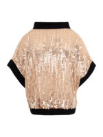 Bluza din paiete aurii - imagine 2