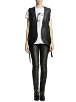 Vestă metalică cu talie ajustabilă - imagine 4