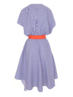 Rochie din bumbac cu tiv asimetric - imagine 2