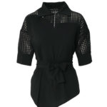 Camasa trio cu insertie din voal