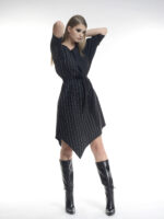 Geometric dress with asymmetric hem - imagine 2