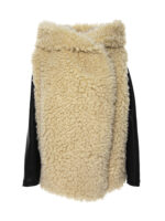 Jachetă supradimensionată din blană ecologică cu glugă - imagine 4