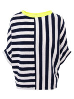 Tricou oversize cu dungi