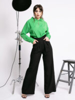 Camasa verde cu maneca lunga