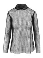 Bluza de tull cu maneca lunga Tulle blouse with long sleeves