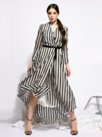 Rochie petrecuta din voal Wrap dress with veil