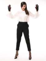 Camasa din matase cu pliuri Silk shirt with pleats - imagine 3