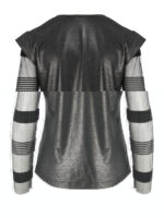 Bluza neagra cu decolteu in V Black blouse with V-neckline - imagine 2