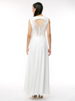Rochie lunga alba - Long white dress - imagine 5