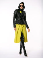 Jachetă Scurtă Cambrată din Latex - imagine 5