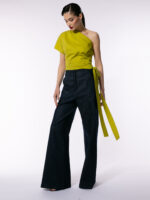 Pantaloni croi lejer din denim