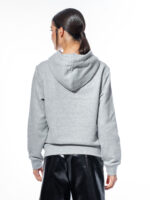 Hanorac gri din bumbac brodat Ateneul Român - imagine 3