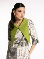 Rochie Marie cu print arhitectural - imagine 2