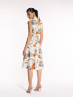 Rochie alba cu print Kara - imagine 4