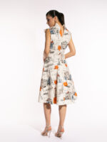 Rochie alba cu print Kara - imagine 5