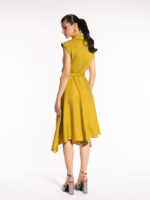 Rochie petrecută din tencel cu tiv asimetric - imagine 6